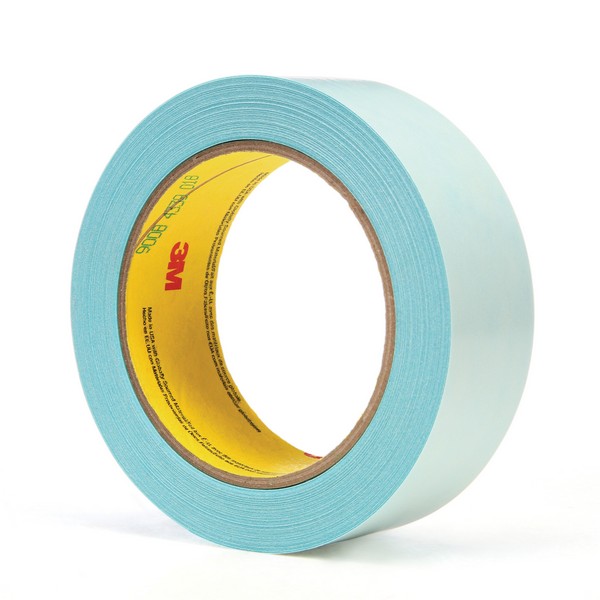 Double Coated Splicing Tape, 33 m Length, 36 mm Width, 2.5 mil Thickness, Repulpable Paper Liner, Blue, Repulpable Adhesive, Tissue Paper Backing, 400 °F Maximum Operating