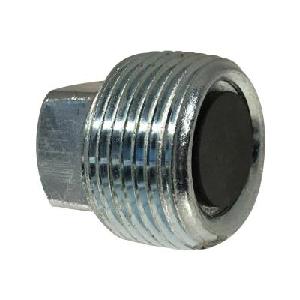 Magnetic Drain Plug, 1-11 x 1/2 Inch Nominal, NPT, Steel, 1.25 to 1.33 Inch Length