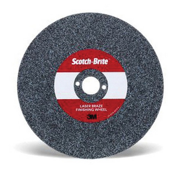 Unitized Wheel, Center Hole Attachment, Ceramic Abrasive, 8 Inch Wheel Diameter, 1 Inch Center Hole, 0.165 Inch Face Width, Coarse Grade, 5500 RPM Maximum