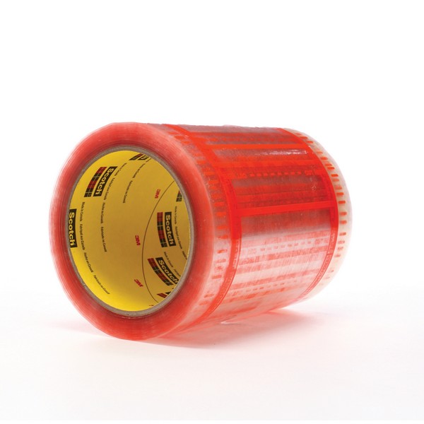 Pouch Tape, 6 Inch Length, 5 Inch Width, Legend: DOCUMENTS ENCLOSED, Synthetic Rubber Adhesive, Polypropylene, Transparent