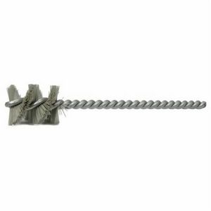 Carbide Burr, Micro Abrasive, 0.765 in Brush Dia, 1 in Brush Length, 5 in Overall Length, Nylon/Aluminum Oxide Fill, 0.765 in Filament/Wire Diameter, 0.212 in Stem Dia, Single Spiral, Single Stem