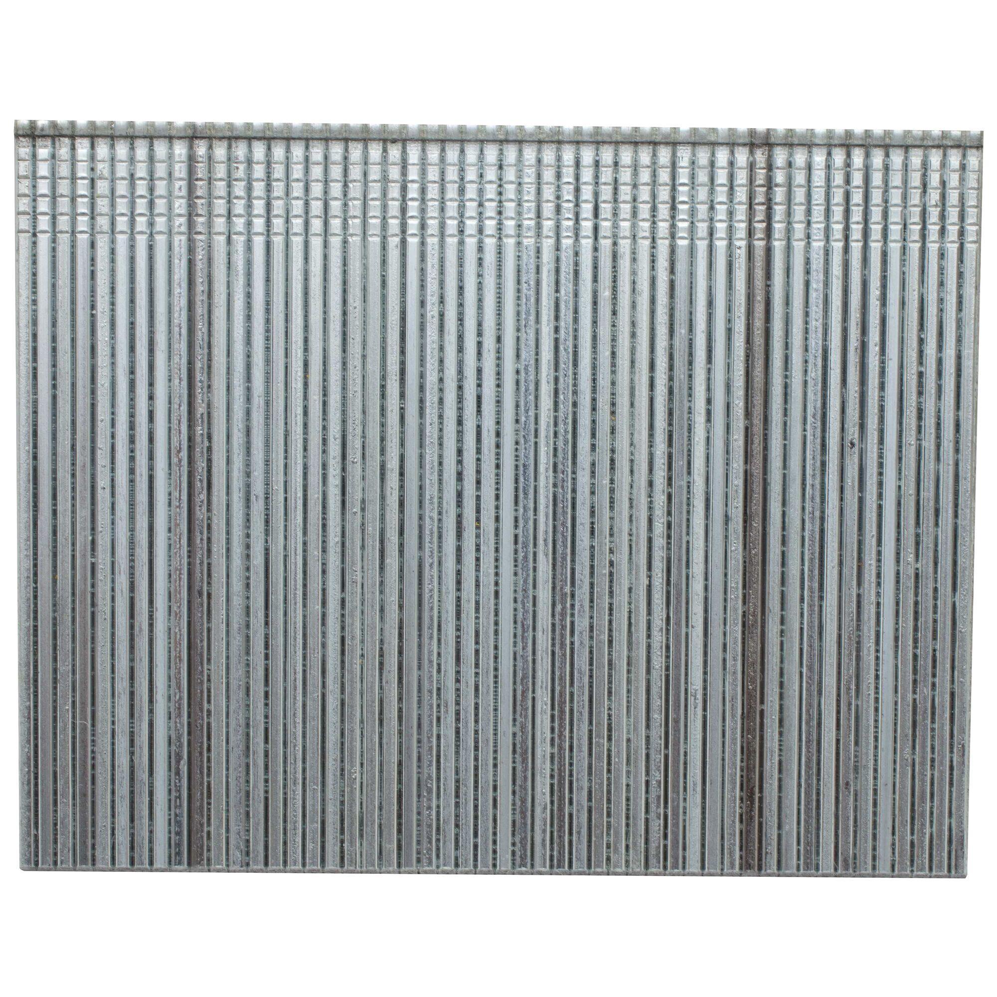 Finishing Nail, 2 in Length, 16 ga Gauge, Galvanized, Steel, Round Head, Smooth Shank, Chisel Point, For Use With: BOSTITCH FN16250K-2/SB-1664FN/DeWALT D51256K/D51257K/DC616K/FN250B/FN250C/HITACHI NT65A/NT65A2/NT65A3/NT65M/NT65M2/PASLODE T250-F16/IM250S-F16/IM250ll/SENCO FP32/RIDGID R250SFA and Most 16 ga Straight Finish Nailers