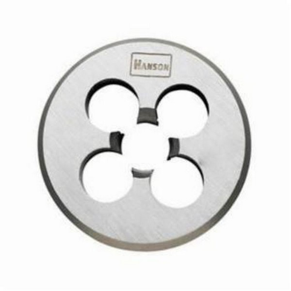 Round Die, Screw Adjustable, Measurement System: Imperial, 1/2-14 Thread, NPT Thread, 1-1/2 in OD Die, High Carbon Steel