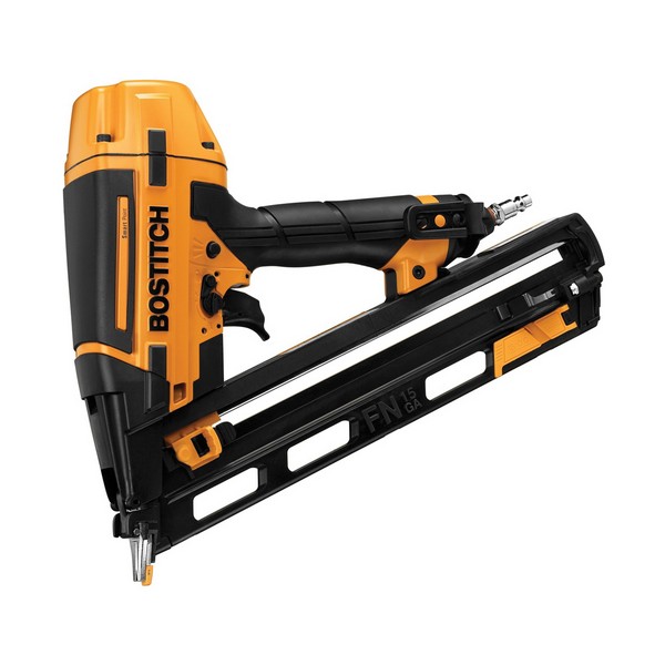 Nailer Kit, FN Style Angled Finish Pneumatic, Tool/Kit: Kit, 1-1/4 to 2-1/2 Inch Length Fastener, Glue Collation, 25 °Collation, 129 Magazine, Rear Load Loading, Contact/Selectable/Sequential Actuation Trigger, Non-Marring Tip, 1.9 cfm Air Flow, 120 PSI Air Inlet