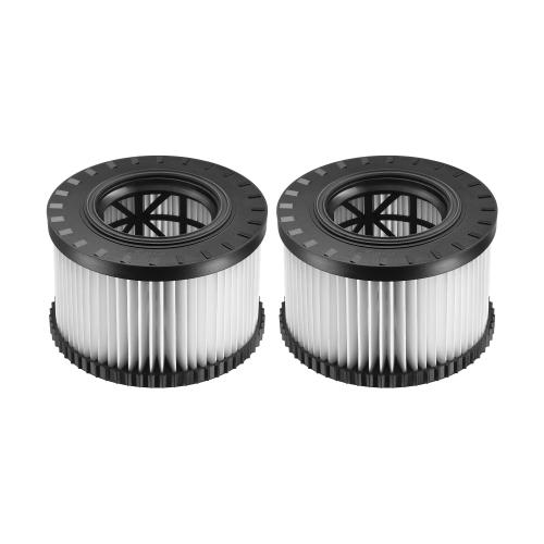 Replacement HEPA Filter Set, 0.99 Efficiency, For Use With: DWV010 and DWV012 Type 2 Dust Extractor, Plastic, White
