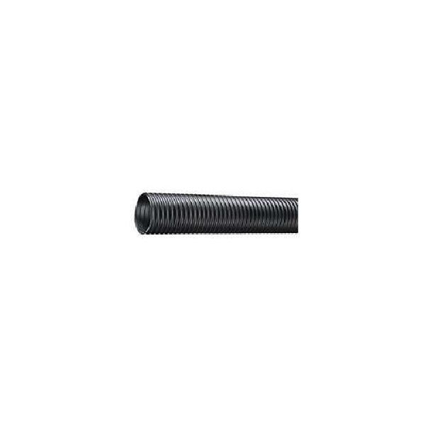 Material Handling Hose, Heavy Duty, Series: TR1, Hose End Style, 3 in ID, 3.56 in OD, 100 ft Length, 28 PSI Working, -40 to 150 F, SBR Rubber, Black, Domestic