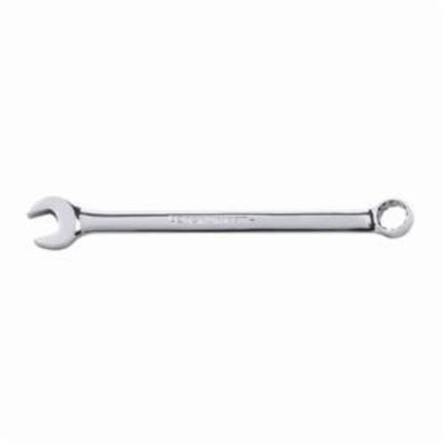 Combination Wrench, Long Length Open End, Measurement System: Imperial, 1-1/16 in Wrench Opening, 12 Points, 14-3/4 in Overall Length, 15° Offset, 2.22 in Open End Width, 0.469 in Open End Thickness, 1.531 in Box End Width, 0.65 in Box End Thickne