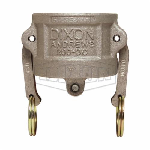 Cam and Groove Dust Cap, Type DC, Fitting/Connector Type: Cap, 6 Inch Nominal Size, Aluminum, 3-13/16 Inch Height