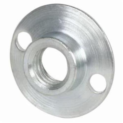 Retainer Nut, Round Base, Steel, Plain, For Use With: 4 to 9 in Rubber Back-Up Pad