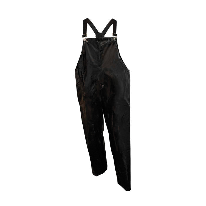 Bib Trouser, Series: Iron Shield 251, 2X Size, Black, Nylon/Polyurethane, Adjustable Elastic Closure, Resists: Abrasion and Tear
