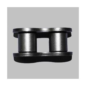 Roller Link, Single Strand, #80 Chain, 1 in Pitch, 1.677 in Overall Width, 0.313 in Pin Dia, 0.949 in H Link Plate, 0.126 in THK Link Plate, Carbon Steel