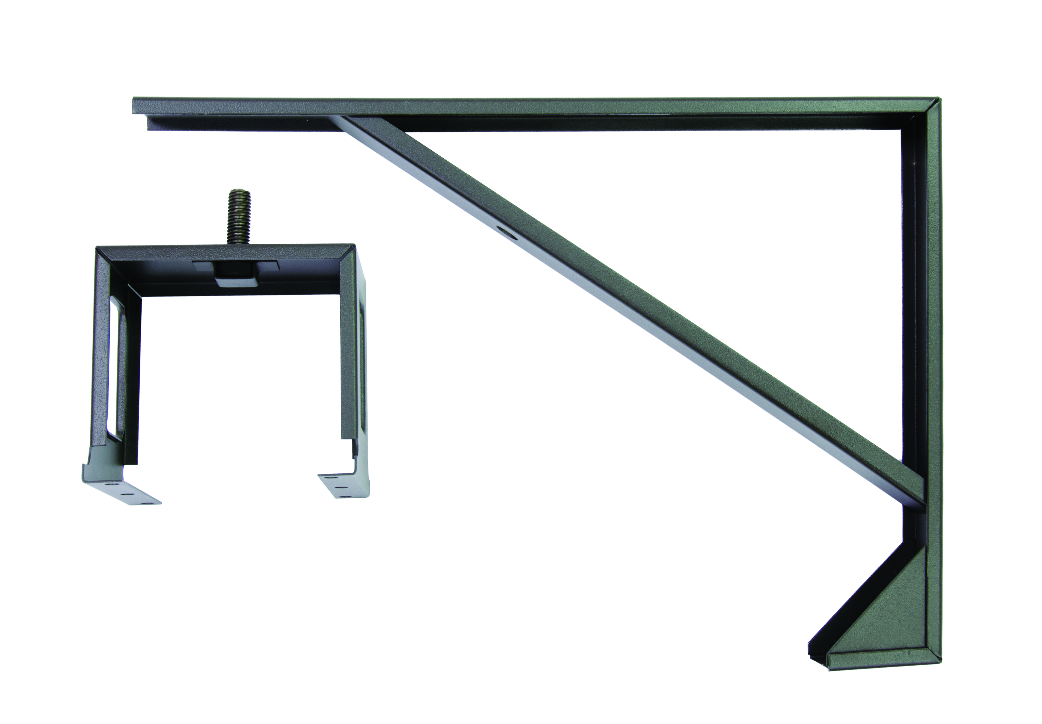Mounting Bracket, Accessory Type: Mounting Bracket, Series: A5100, For Use with: 5100 Series 3.3 to 5 kW Fan Forced Unit Heater, Steel, Powder Coated, 21 in L x 17 in W x 6 in H