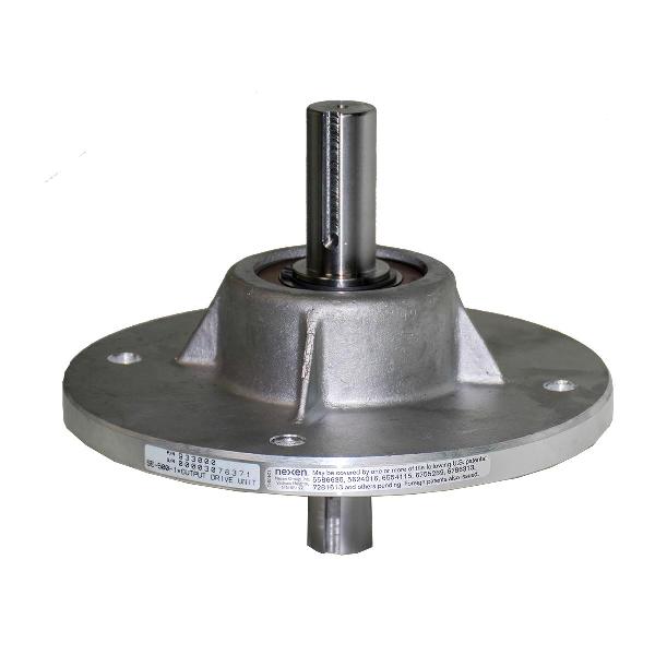 Output Drive Unit, For Use With: SE-500 Series Brakes, 1-1/8 in Input/Output Straight Shaft Dia, 8.9 in Outside Diameter x 7.41 in L