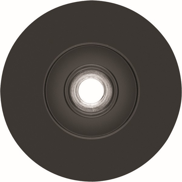 Fiber Disc Backing Rubber Pad, 4-1/2 in Pad Diameter, 12000 RPM Maximum