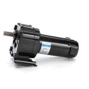Gear Motor, 90 VDC, 1.3 A Full Load Amperage, 0.13 HP, 167 RPM Maximum, 0.63 Inch Shaft Diameter, 1-1/2 Inch Shaft Length, Reversible, 43 in-lb, 11:1 Gear Ratio, Helical/Spur Gear, Ball Bearing, 197 lb Overhung Load, Special Mount, 40 °C Ambient, Class F Insulation, Totally Enclosed Nonvented (TENV), Steel Housing