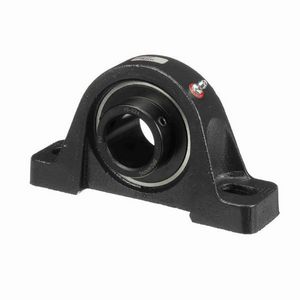 Pillow Block Ball Bearing Unit, 1-1/2 Inch Bore Diameter, 4-7/8 to 5-7/8 Inch Bolt Center-to-Center Length, 2 Inch Base to Bore Centerline, 7-1/8 Inch Overall Length, 4 Inch Overall Height, 2-Bolt High Base Mount, Round Bore, 1-15/16 Inch Base Width, BOA Concentric Locking Device