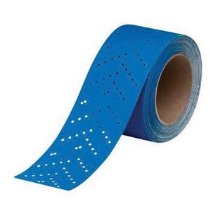 Film Roll, 2.75 in Roll Width, 13 yd Roll Length, Ceramic Aluminum Oxide Abrasive, Paper Backing, Blue, C-Weight Backing Weight