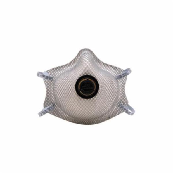 Particulate Respirator, M/L, N95, 0.95 Filter Efficiency, 2-Strap Suspension, Resists: Heat, Flame, Nuisance Organic Vapors and Non-Oil Based Particulates, Dura-Mesh® Shell, White