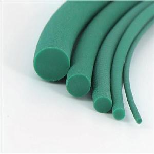 Non-Reinforced Solid Core Round Belt, 12 mm Dia., Polyurethane, Green
