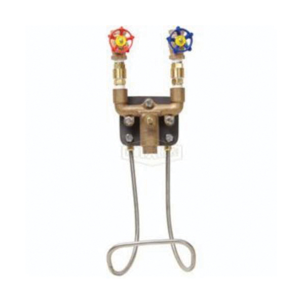 Hot and Cold Water Mixing Station, 3/4 Inch, Wall Mount, Bronze, Domestic