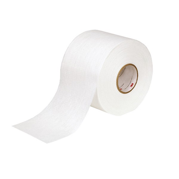 Masking Tape, Dirt Trap, 300 Foot Length, 6 Inch Width, Fabric, White, Acrylic Adhesive, Non-Woven Polyester Backing