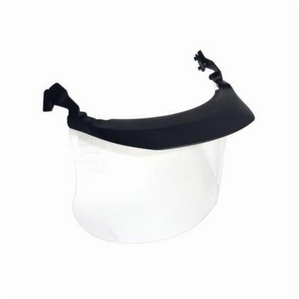 Faceshield System, Series: MultiVisor™, For Use With: P3EV/2 Hard Hat Adapter and Cap-Mounted Earmuffs, Clear Visor, Acetate Visor, 0.04 in Visor Thickness, 7 in Visor Height, 11.8 in Visor Width, 6.7 in L x 11.4 in H Dimensions