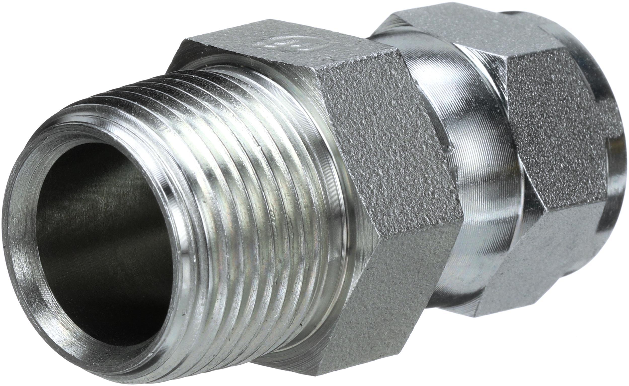 Hydraulic Coupling, Straight, 12 in Nominal, Male x Female JIC 37 °Flare Swivel End Style, Steel, Import