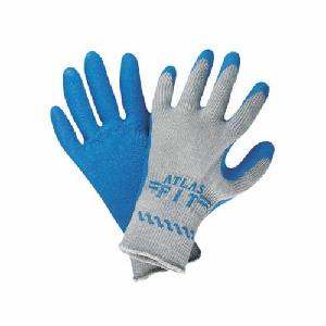 Best General Purpose Gloves, Lightweight, Series: 300, Coated Glove, 2XL/SZ 11 Size, Natural Rubber Latex Palm, Cotton/Polyester, Blue/Gray, Open Back/Straight Thumb Style, Seamless Knit Lining, Elastic/Knit Wrist Cuff, Natural Rubber Latex Coating,