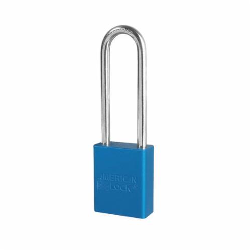 Blue Aluminum Padlock 3" Shackle