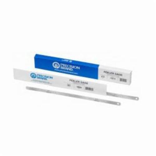 Feeler Gage, 12 Blades, 12 in Blade Length, 1/2 in Blade Width, 0.018 in Blade Thickness, C1095 Spring Steel