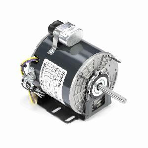 AC Motor, 0.17 HP, 115 VAC, 2.15 A, 60 Hz Frequency, 1 Phase, 1625 RPM Speed, 1 Speed, TEAO Enclosure, 48Z Frame, Selective CCW Rotation, 8.7 ft-lb Torque, Resilient Base/Extended Studs Mounting, 40 °C, Insulation Class: Class B, Rolled Steel