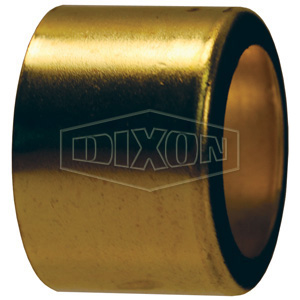 Ferrule, 1.275 Inch Nominal, 7/8 Inch Length, 7/8 Inch Diameter Hole, Brass, Domestic