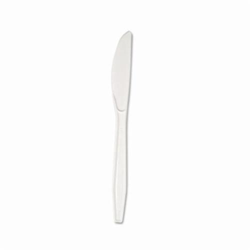 Disposable Knife, Heavyweight, Polystyrene, White
