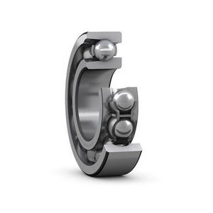 Deep Groove Ball Bearing, 35 mm Inside Diameter, 80 mm Outside Diameter, 21 mm Width, Open, Steel