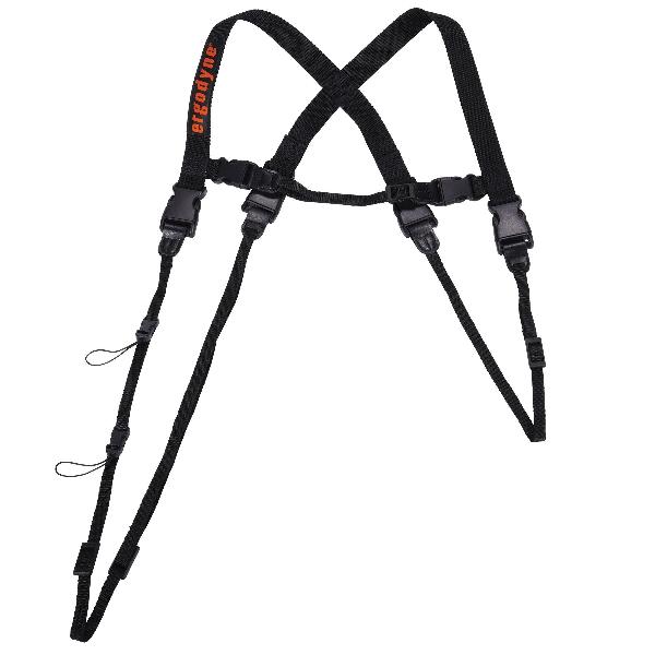 Anchor Strap Belt Loop Attachment, 2 Pack, Series: 3171, For Use With: Squids Tool Lanyards, Polyester webbing, Black