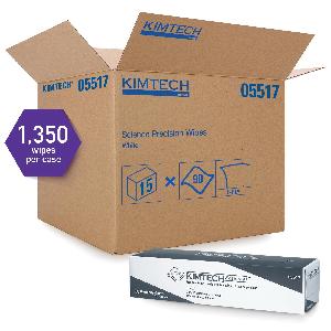 Cleaning Wipe, Precision, Series: Science™, 14.7 in W Size, 92 Sheets Capacity, 16.4 in Length, White, Odor/Scent: Unscented, Tissue, Box Package Type, 2 Ply