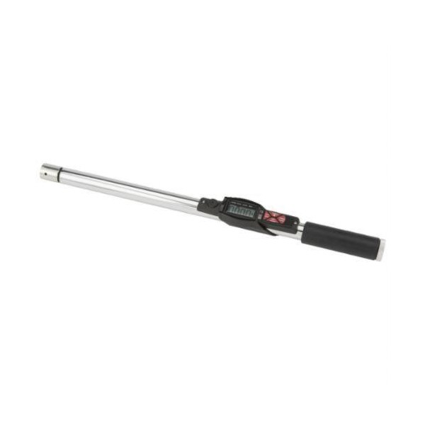 Electronic Torque Wrench, H7-Tang, 1/2 in Drive, 25 to 250 ft-lb Torque, Interchangeable Head, Graduations: 1 in-lb, 23 in Overall Length, CW/CCW Rotation, +/-2 % Accuracy, Setting: Track Mode/Peak Hold/Auto Clear, LCD Display, Yellow/Green/Red Light