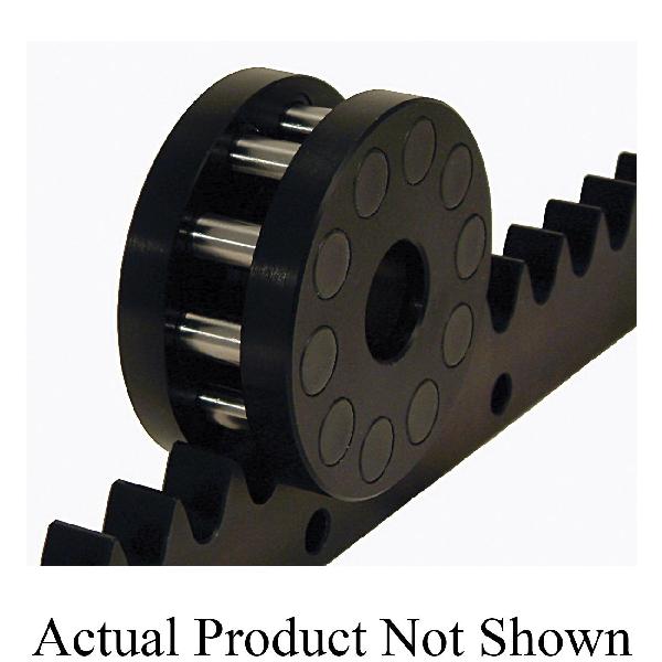 Roller Pinion, 25 mm Bore, 84 mm OD, Stainless Steel