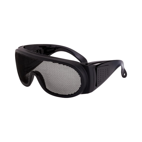 Safety Eyewear, OTG, Full Framed Frame, Matte Black Frame, Polycarbonate Frame, Specifications Met: ANSI Z87.1