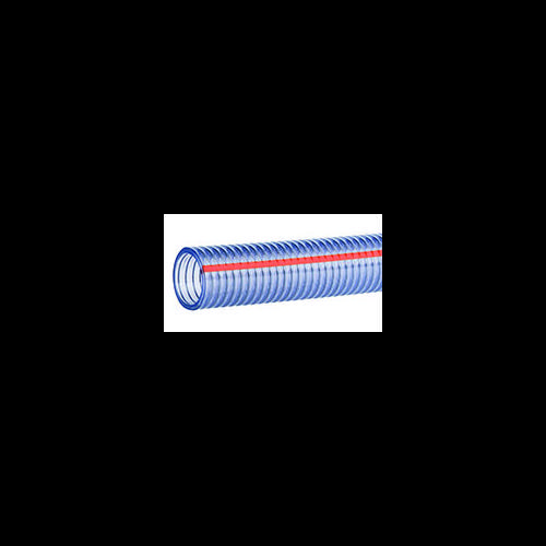 Vacuum/Transfer Hose, Phthalate Free, Series: K7560, Hose End Style, 1 in ID, 1.297 in OD, 100 ft Length, 225 psi Working, 4 in Bend Radius, 25 to 150 °F, PVC, Crystal Clear, Import