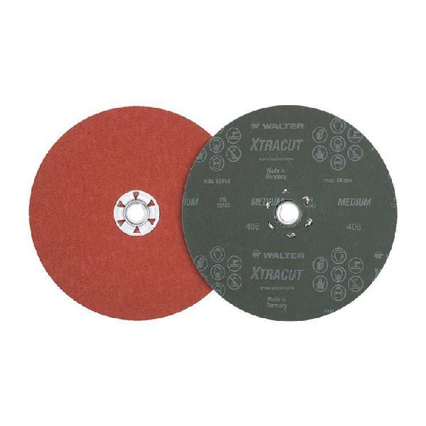 Sanding Disc, 7 in Diameter Disc, Ceramic Grain Abrasive, Medium Grade