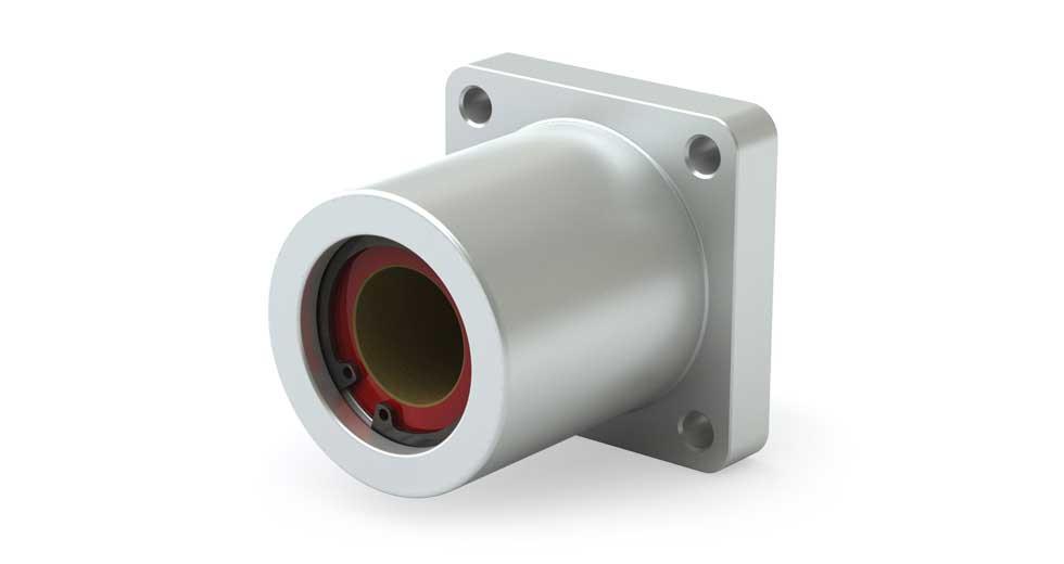 Plain Bearing, Single Flange, Series: SFP, 1 in Bore, 1.56 in Width, 2.75 in Flange Width, 3810 lb Load, -400 to 400 °F, 3000 psi Maximum, 300 sfm Maximum Velocity, 20000 psi x ft/min Maximum PV, Aluminum Alloy Bearing
