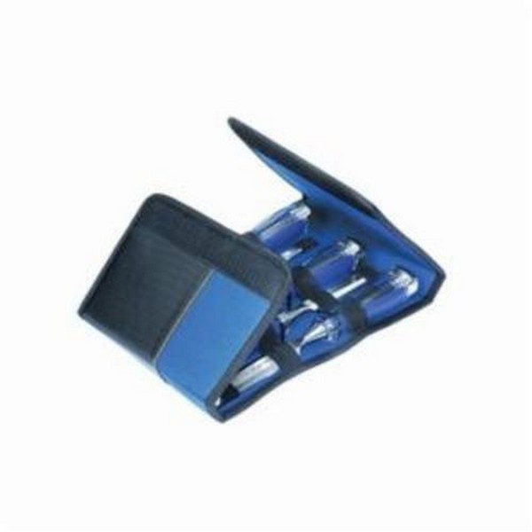 Chisel Set, High Impact, 1/4 to 1-1/4 in Chisel, 5 Number of Chisels, 5 Piece, 1/4 in, 1/2 in, 3/4 in, 1 in, 1-1/4 in High Impact Chisels and Wallet Carrying Case Set Contents, Hardened Steel