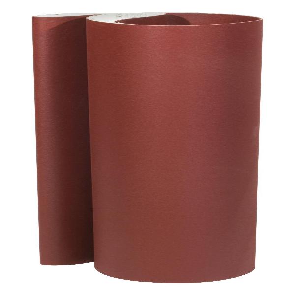 Cloth Belt, 75 Inch Belt Length, 36.0 Inch Belt Width, 80 Grit, Aluminum Oxide Abrasive, Cloth Backing, Open Coat, Brown, X-Weight Backing Weight