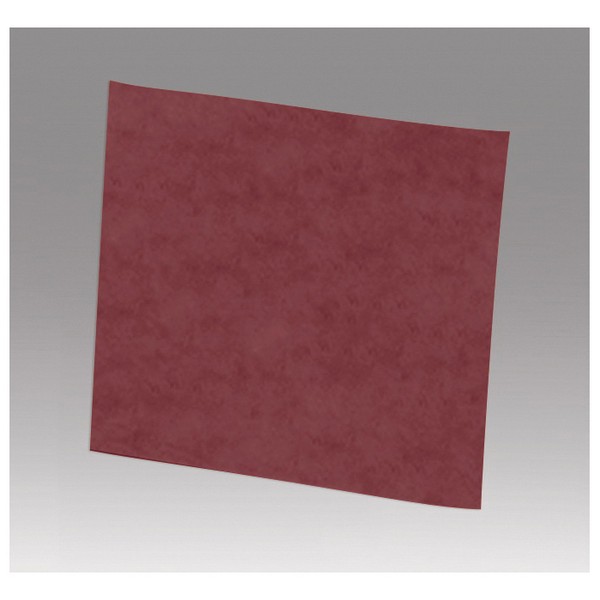 Abrasive Sheet, Series: CF-SH, 6 Inch Length, 1-3/4 Inch Width, Very Fine Grade, Aluminum Oxide Abrasive, Maroon, Applicable Materials: Metal and Wood