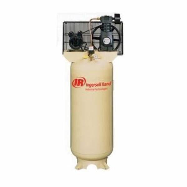 Air Compressor, 1 Stage, Splash Lubrication, 3 HP, 10.3 cfm at 90 PSI, 230 VAC, 14.7 A, Vertical Tank, 60 Gallon Tank, 3/8-16 NPT Outlet, 20 in Overall Length, 23 in Overall Width, 66 in Overall Height, Cast Iron