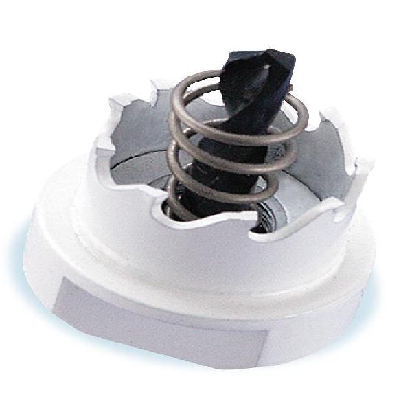 Hole Cutter, 1 in Dia, Carbide Tip Cutting Edge, 1/2 in Shank