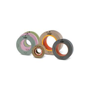 Centerless and Cylindrical Grinding Wheel, 20 Inch Wheel Diameter, 2 Inch Wheel Thickness, Wheel Type Number: Type 1, 8 Inch Center Hole, 60 Grit, Medium Grade, Premium Pink Aluminum Oxide Abrasive, 1623 RPM Maximum, Wheel Hardness: K, Vitrified Bond