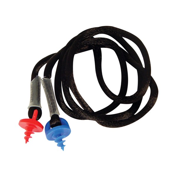 Neckcord, For Use With: Custom Molded Earplugs, Specifications: 26 dB Noise Reduction, Black