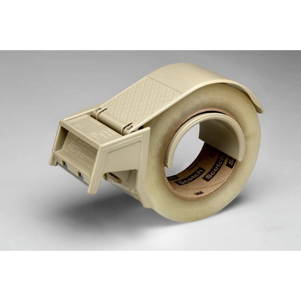 Tape Dispenser, Handheld, 2 Inch Tape Width, 3 Inch Diameter Core, For Use With: Box Sealing Tape, Plastic, Gray